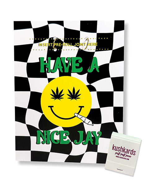 Have A Nice Jay Greeting Card w/Matchbook by Kush Kards