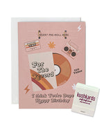 For The Record Greeting Card w/Matchbook by Kush Kards