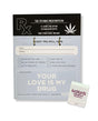 The Stoner Prescription Greeting Card w/Matchbook by Kush Kards