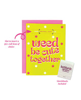 Kush Kards Weed Be Cute Together Greeting Card w/ Matchbook, 4.25 x 5.5 in