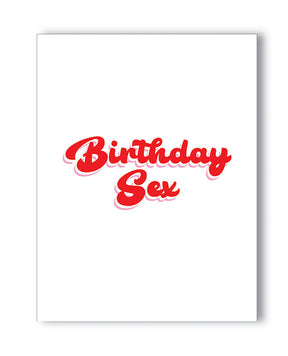Birthday Sex Naughty Greeting Card by Kush Kards