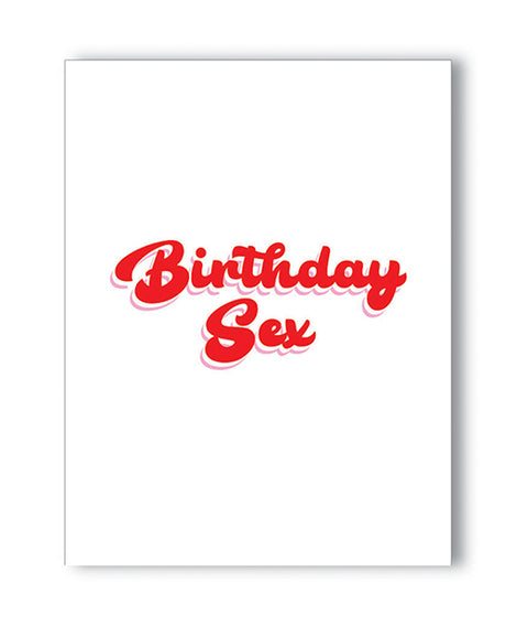 Birthday Sex Naughty Greeting Card by Kush Kards
