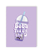 Boba D Greeting Card by Kush Kards