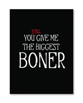 Biggest Boner Greeting Card by Kush Kards