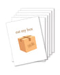 Eat My Box Naughty Greeting Card - Pack Of 6 by Kush Kards