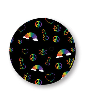 Rainbow Penis Naughty Sticker - Pack of 3 by Kush Kards