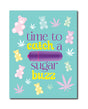 420 Foreplay Sugar Buzz Greeting Card w/Rock Candy Vibrator & Fresh Vibes Towelettes by Kush Kards