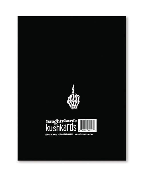 Kush Kards Halloween Greeting Card with Sticker, 4.25 x 5.5 in