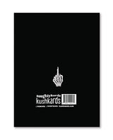 Kush Kards Halloween Greeting Card with Sticker, 4.25 x 5.5 in