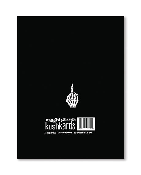 Kush Kards Halloween Greeting Card with Sticker, 4.25 x 5.5 in