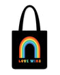 Love Wins Reusable Tote - Multi Color by Kush Kards