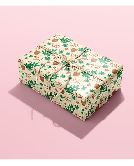 Kush Kards Plant Lady Wrapping Paper — 3 Sheets, 20" x 29", #70 Opaque