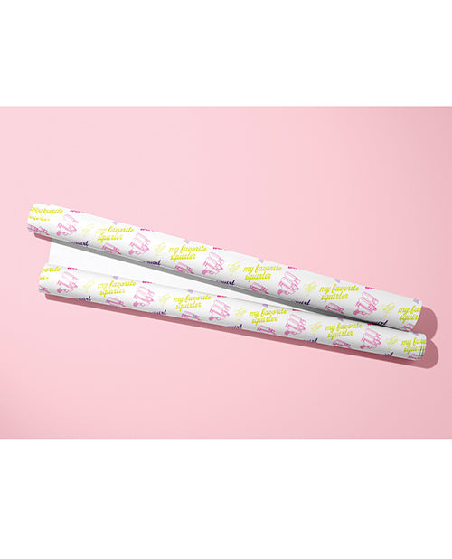 Squirt Alert Naughty Wrapping Paper by Kush Kards
