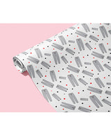 Grey Sweatpants Naughty Wrapping Paper by Kush Kards