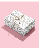 Grey Sweatpants Naughty Wrapping Paper by Kush Kards