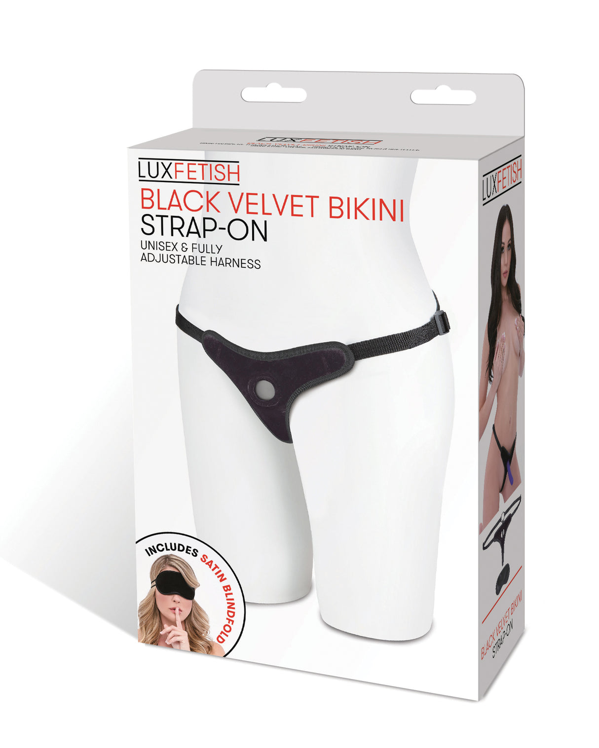 Black Velvet Bikini Strap-On by Last Lixxx