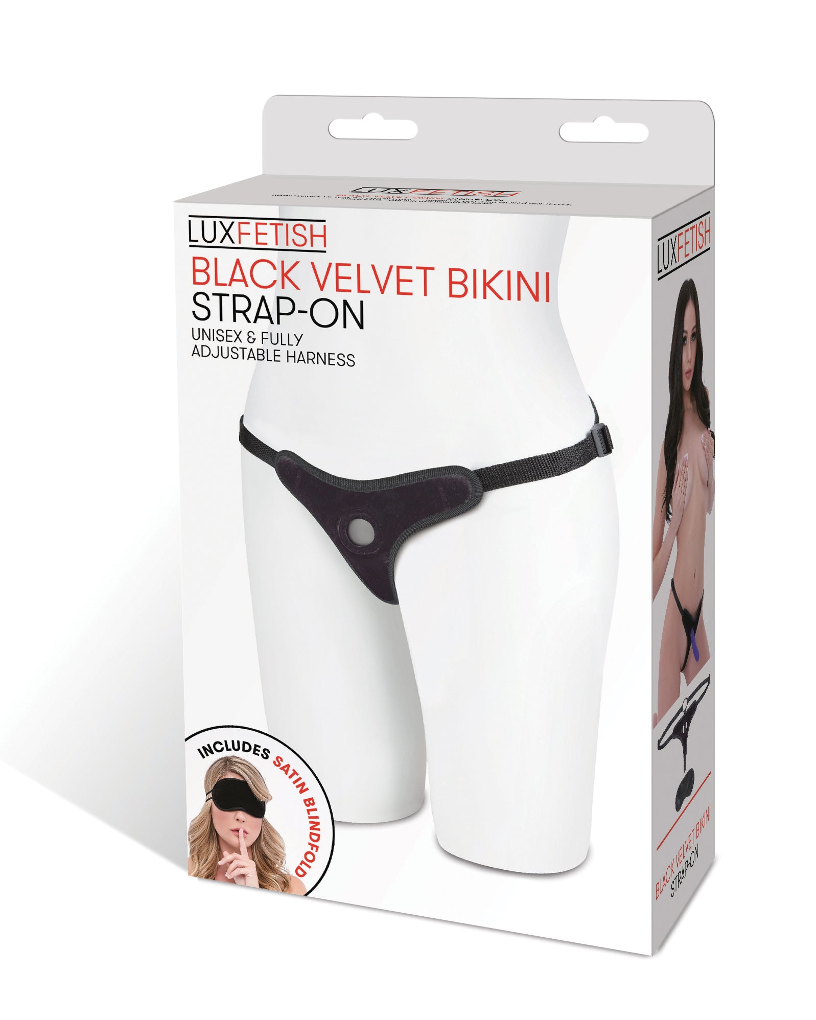 Black Velvet Bikini Strap-On by Last Lixxx