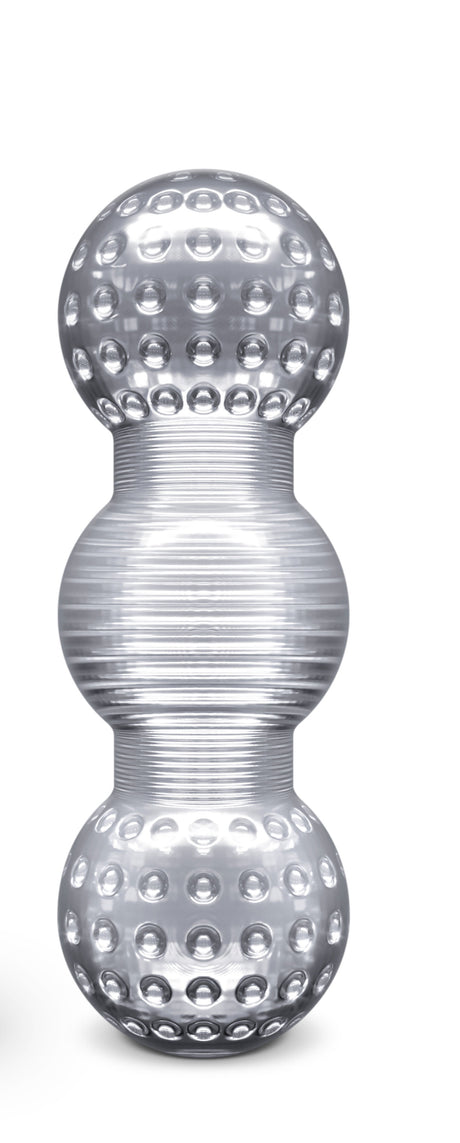 Blush Rize Feelz Clear Masturbation Sleeve, 3-Texture Chambers - BL-61309