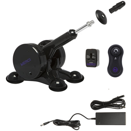 Doc Johnson Merci Power Banger Thrusting Machine with Wireless Remote, Black - DJ2403-15-BX