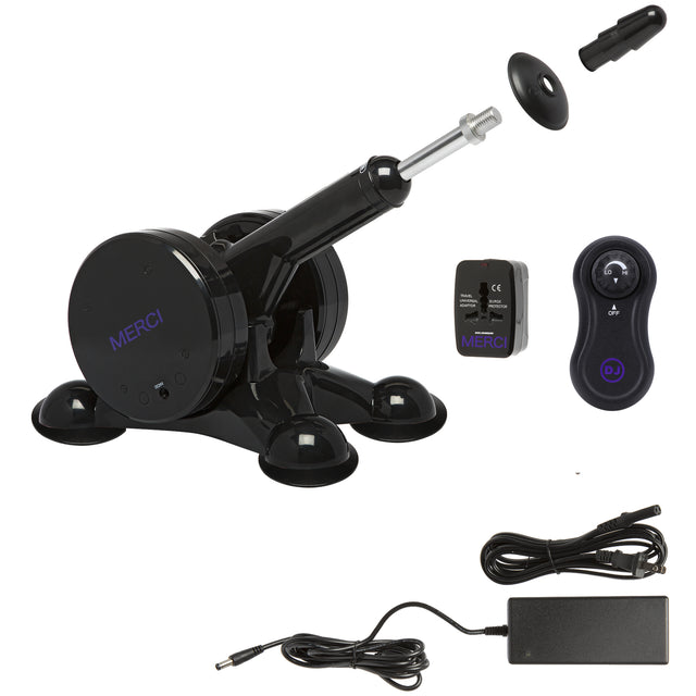 Doc Johnson Merci Power Banger Thrusting Machine with Wireless Remote, Black - DJ2403-15-BX