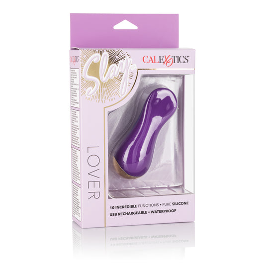 CalExotics Slay Lover Rechargeable Mini Vibrator — 10 Functions, 4-inch - SE4407203