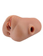 Pipedream PDX Plus Double Pounder Vibrating Squeeze Stroker — Brown - PDRD434-29