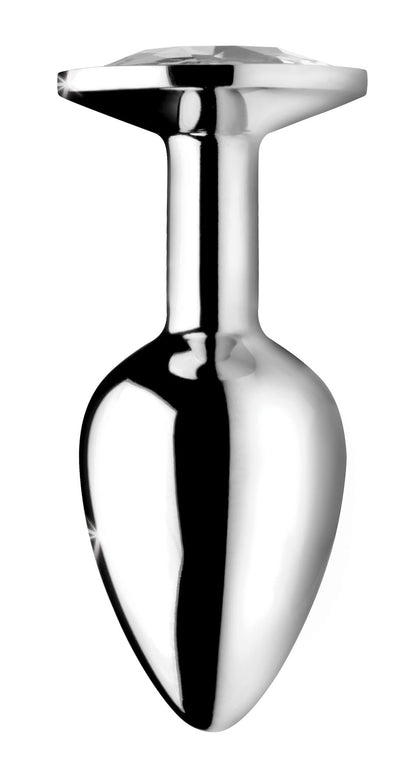 Clear Gem Anal Plug - Medium by XR Brands