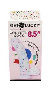 8.5" Confetti Cock