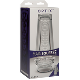 Doc Johnson Main Squeeze Optix Clear Squeeze Stroker, 7.5" - DJ5202-30-BX