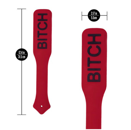 Blush Ardor Paddle — Puria Silicone, 12.4 in, Red - BL-55518
