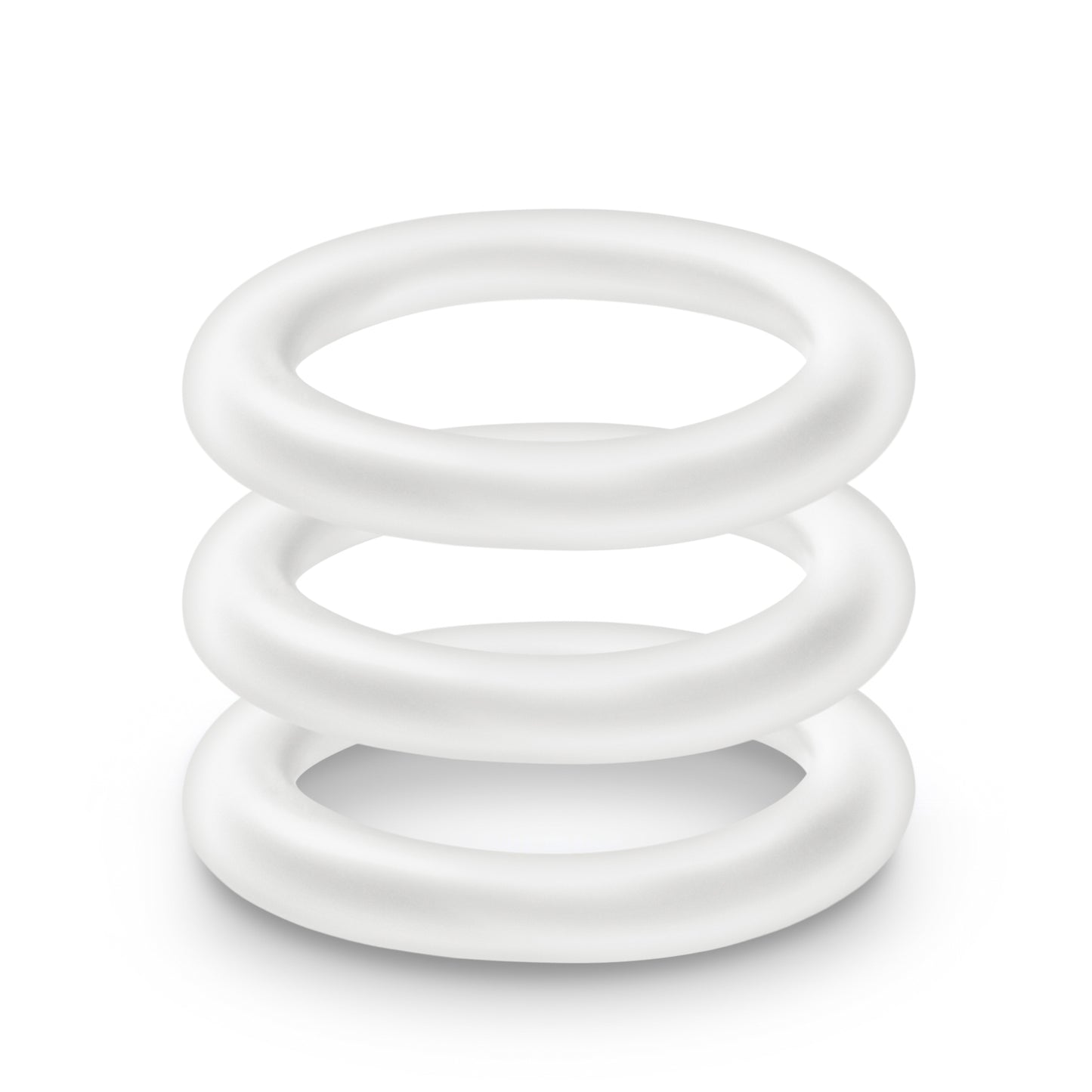 Performance - Vs2 Pure Premium Silicone Cockrings - Small - White by Blush