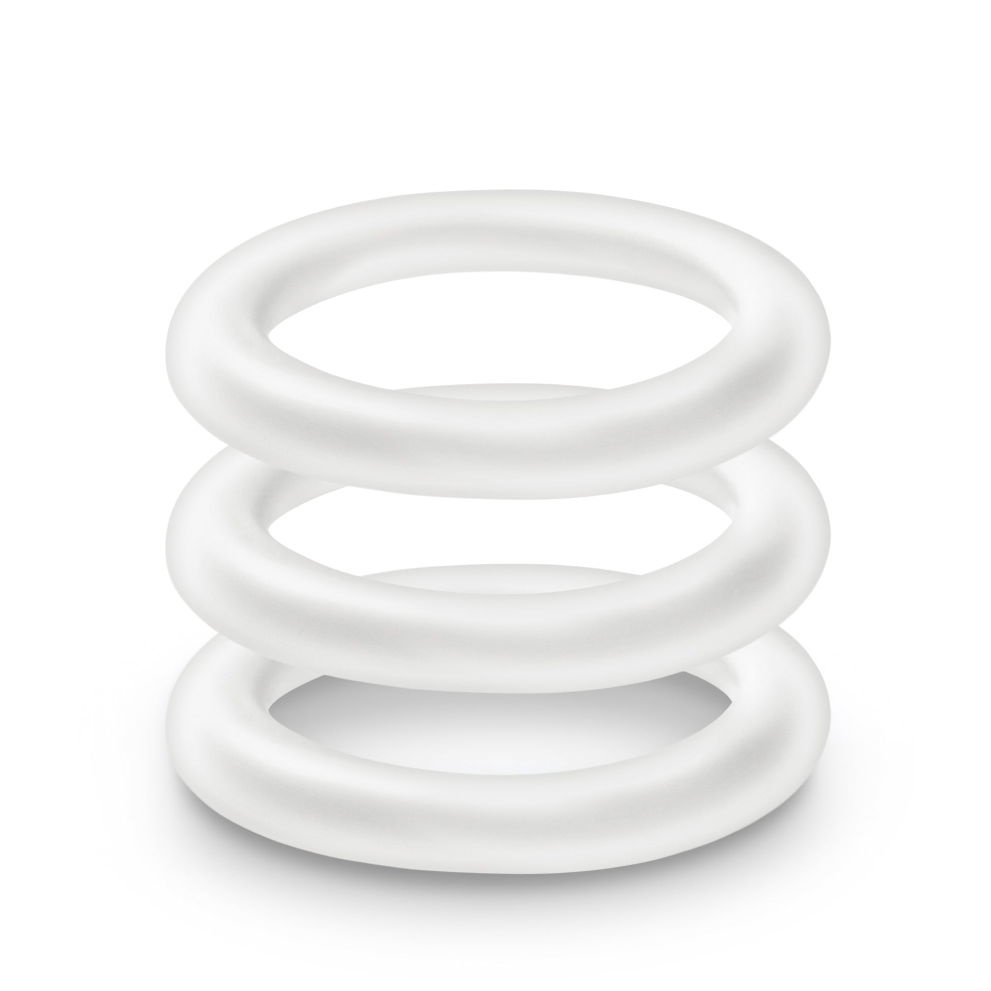 Performance - Vs2 Pure Premium Silicone Cockrings - Small - White by Blush