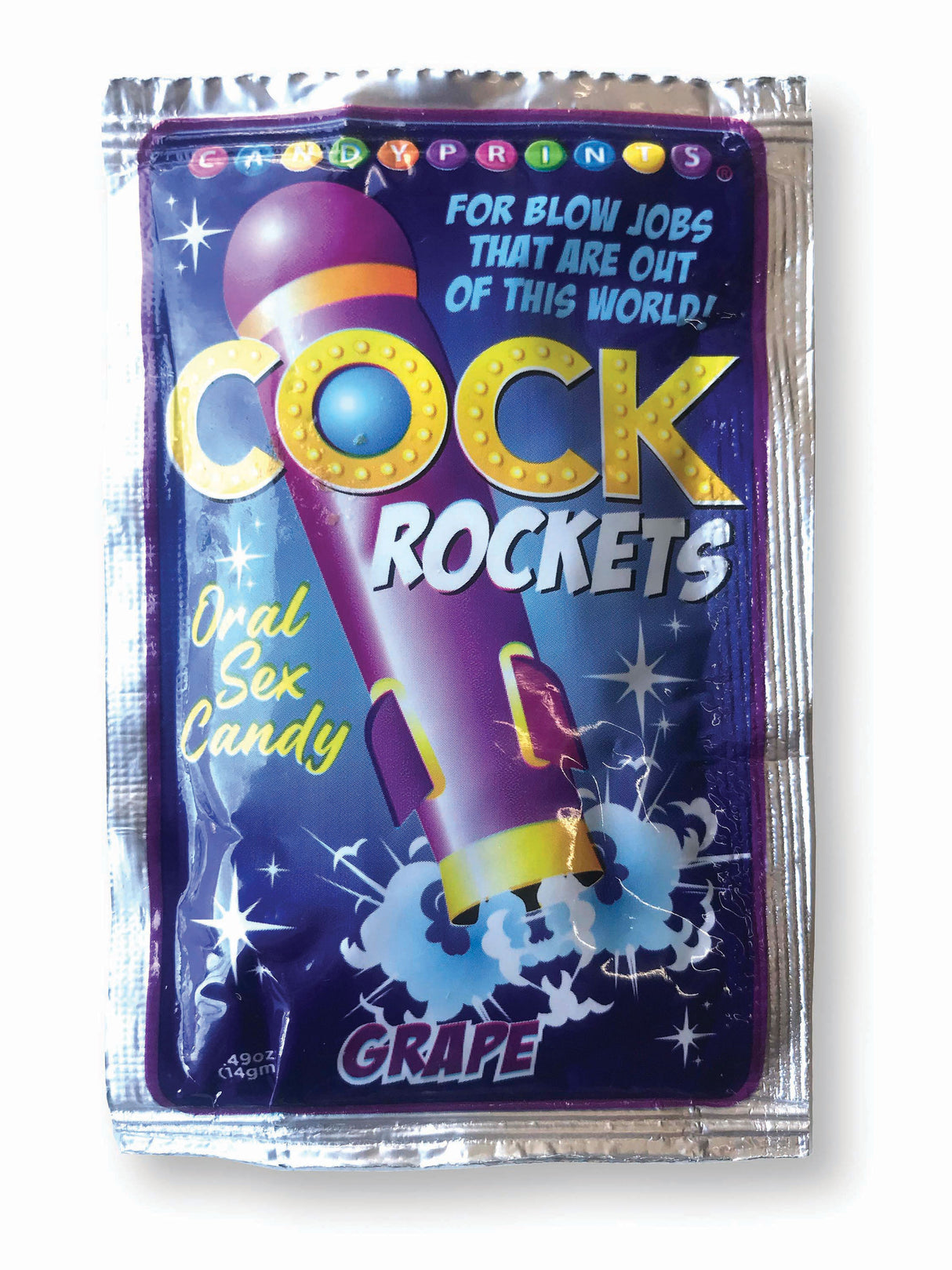Little Genie Cock Rockets Grape Oral Candy - LG-CP1084
