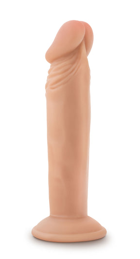 Blush Dr. Skin Plus Posable Dildo — Vanilla, 6 inch Insertable - BL-14923