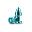 nsnovelties Rear Assets Petite Anal Plug — Teal - NSN-0966-07