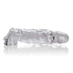 Oxballs Butch Veiny Cocksheath — Clear, 8.5 in (21.6 cm) - OX-3029-CLR