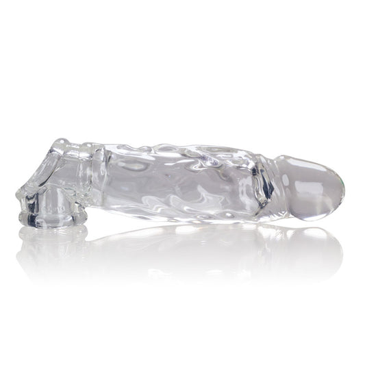 Oxballs Butch Veiny Cocksheath — Clear, 8.5 in (21.6 cm) - OX-3029-CLR