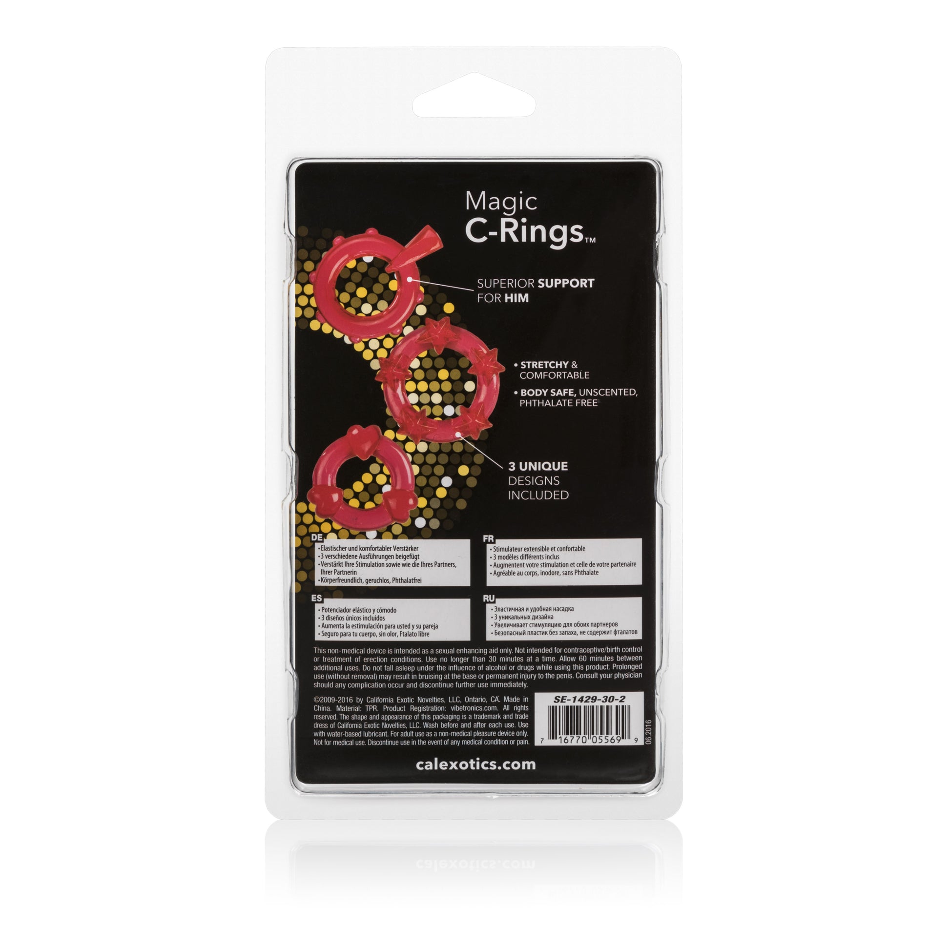 Magic C-Rings - Red by CalExotics