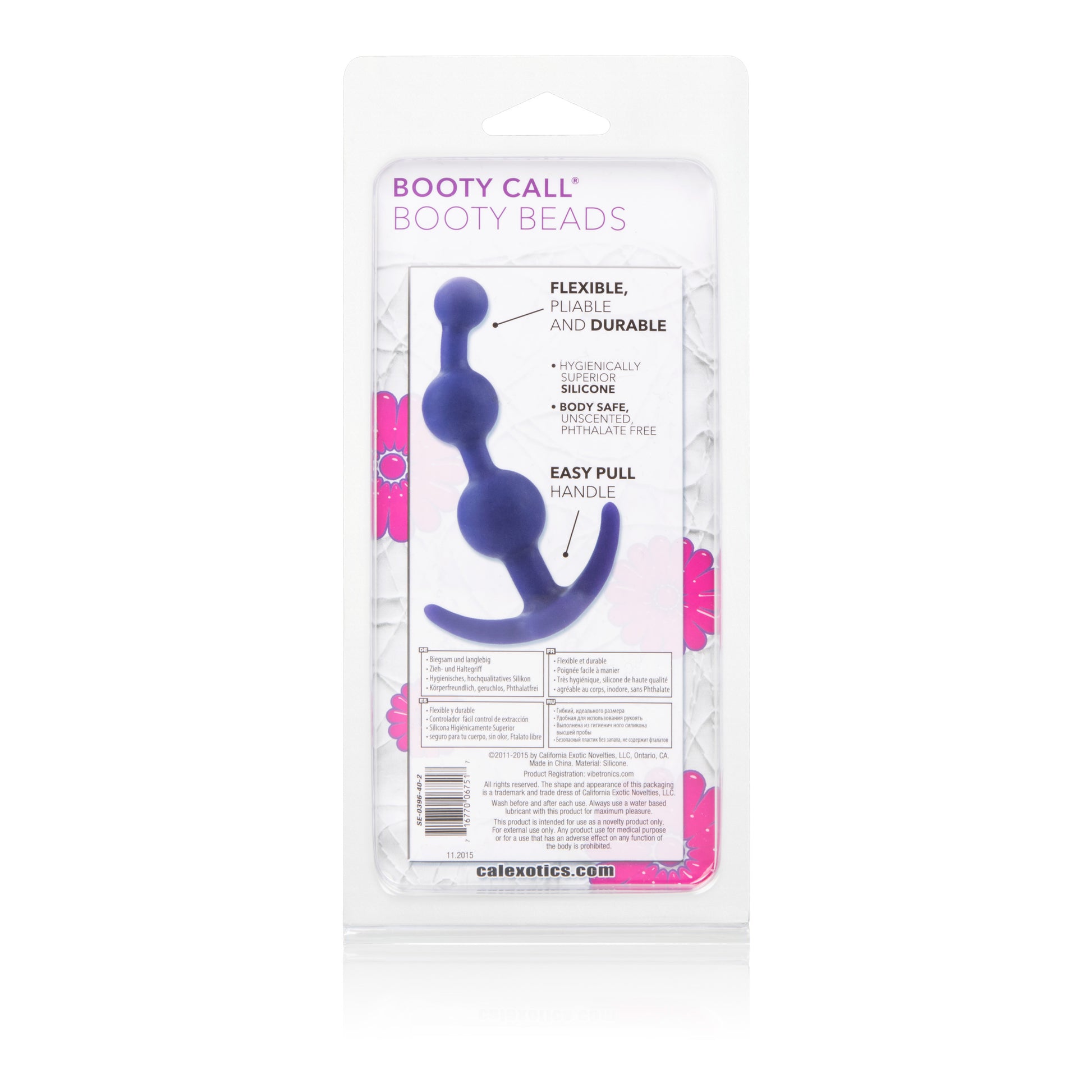Booty Call Booty Beads - Purple by CalExotics