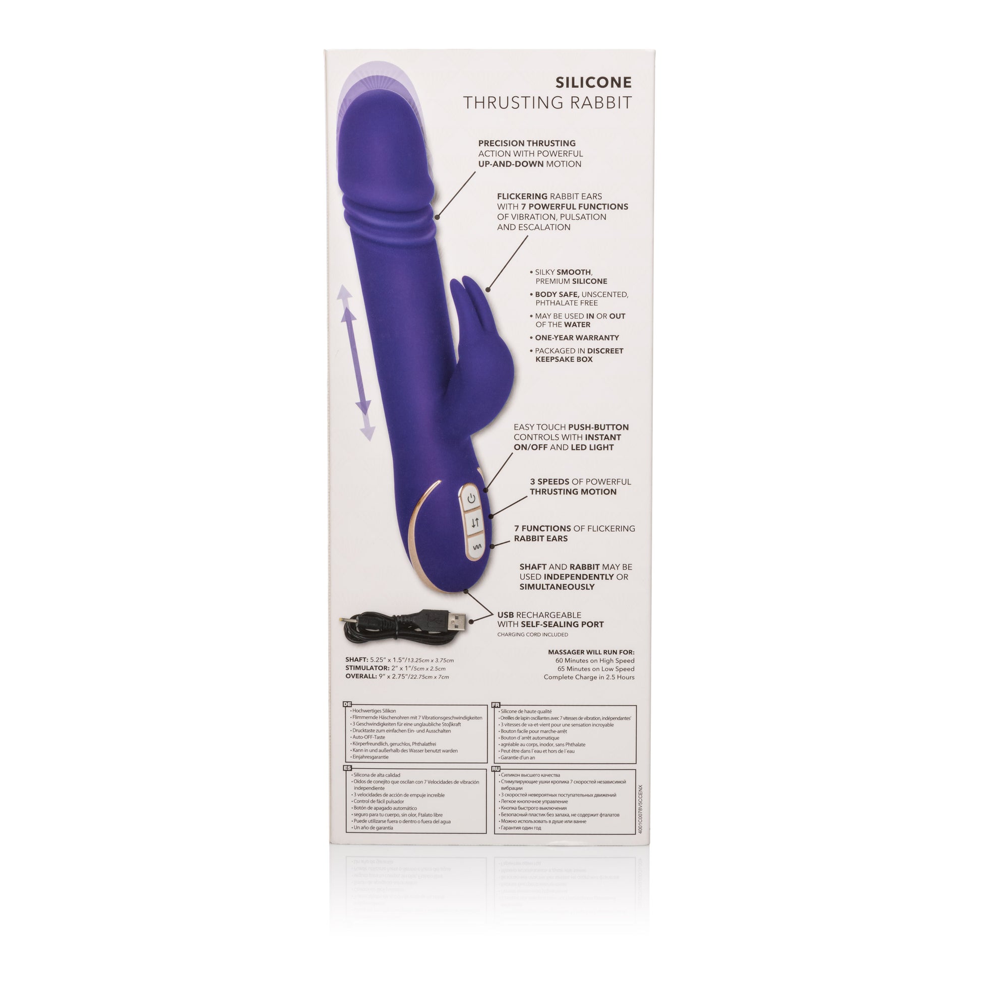 Premium Jack Rabbit Silicone Thrusting Rabbit by CalExotics