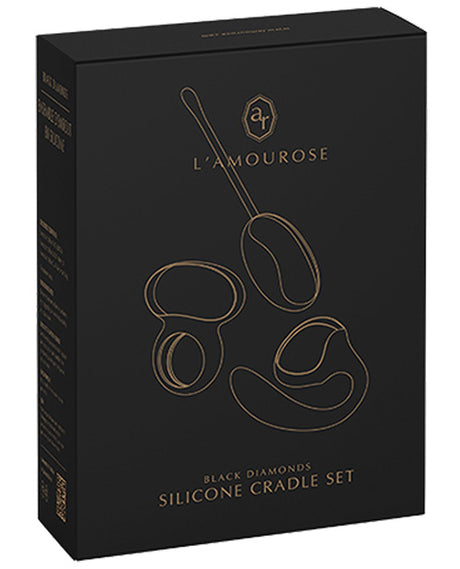 Lamourose Paramour Silicone Cradles - Black by Lamourose