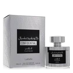 Lattafa Confidential Platinum Eau De Parfum Spray (Unisex) By Lattafa by Lattafa