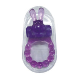 Top Cat Toys Vibrating Bunny Ring — Purple, 1-inch Diameter - AL-284PUR