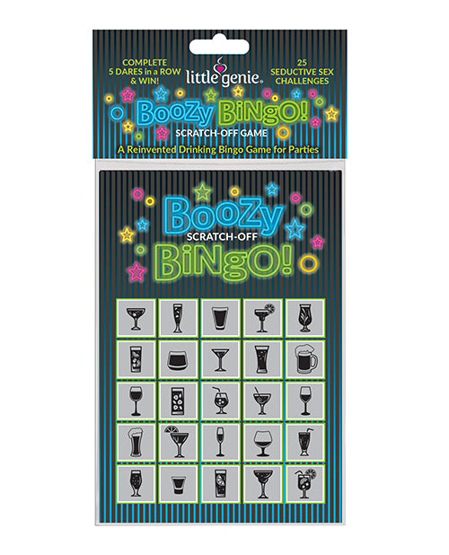 Little Genie Boozy Bingo Scratch-Off Game — 8 Cards