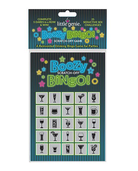 Little Genie Boozy Bingo Scratch-Off Game — 8 Cards