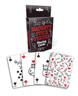 Naughty Stick Figure Playing Cards by Little Genie