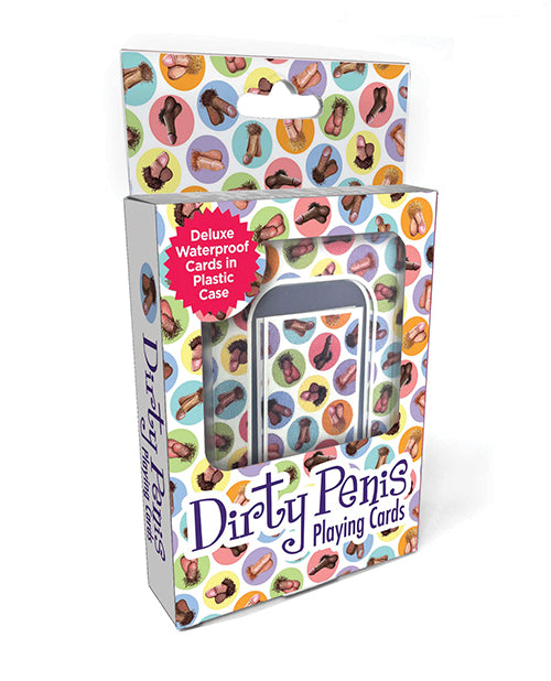 Little Genie Dirty Penis Waterproof Playing Cards with Plastic Case