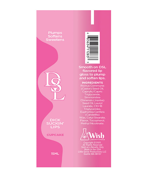 Dick Sucking Lips Lip Plumper - Cupcake 15 ml by Little Genie