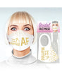 Soon to be Married AF Face Mask - White by Candy Prints