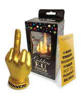 Golden F-U Finger Trophy by Candy Prints